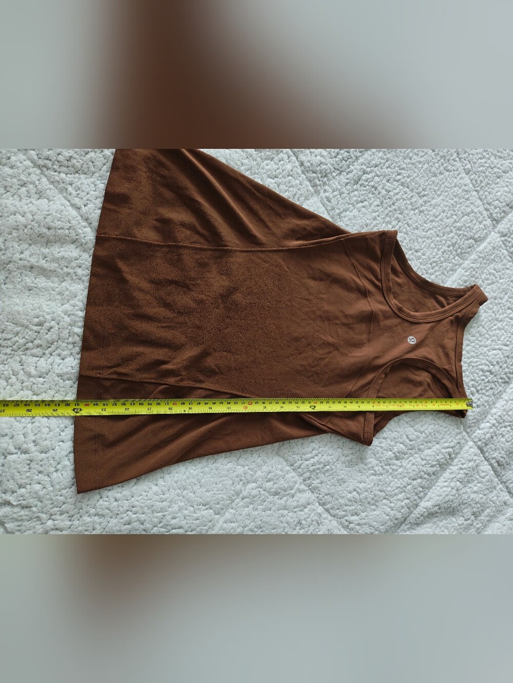 Lululemon Roasted Brown Align™ High-Neck Tank Top Size 6 Ptp 14" - Picture 5 of 6